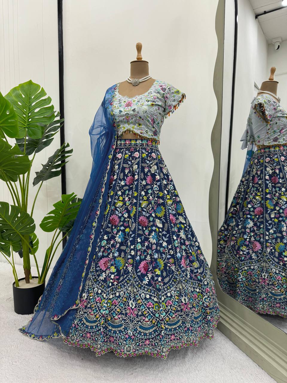 Elevate your festive wardrobe Lehenga Set QR-258