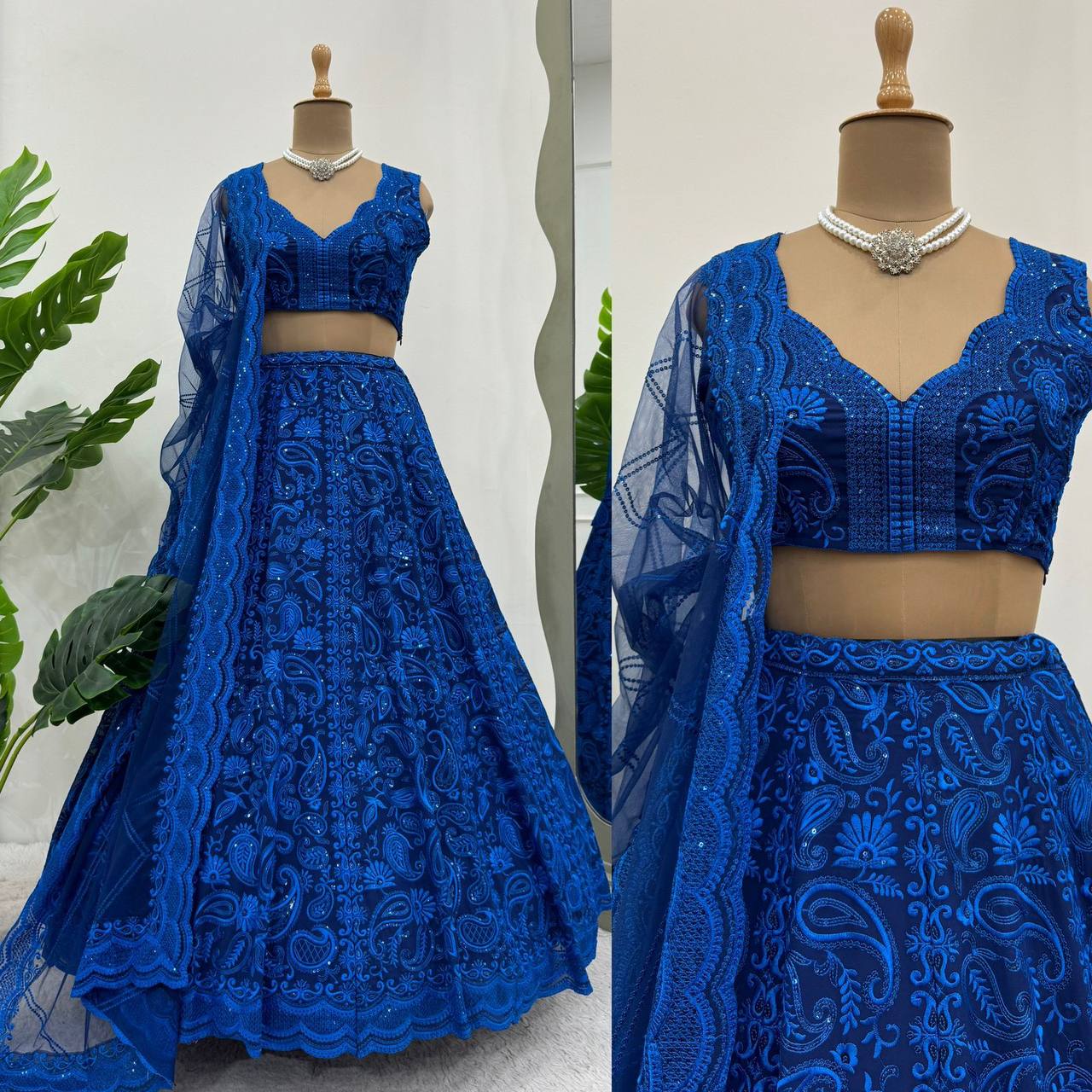 aux Georgette for a refined and luxurious appearance Lehenga Choli QRC-280