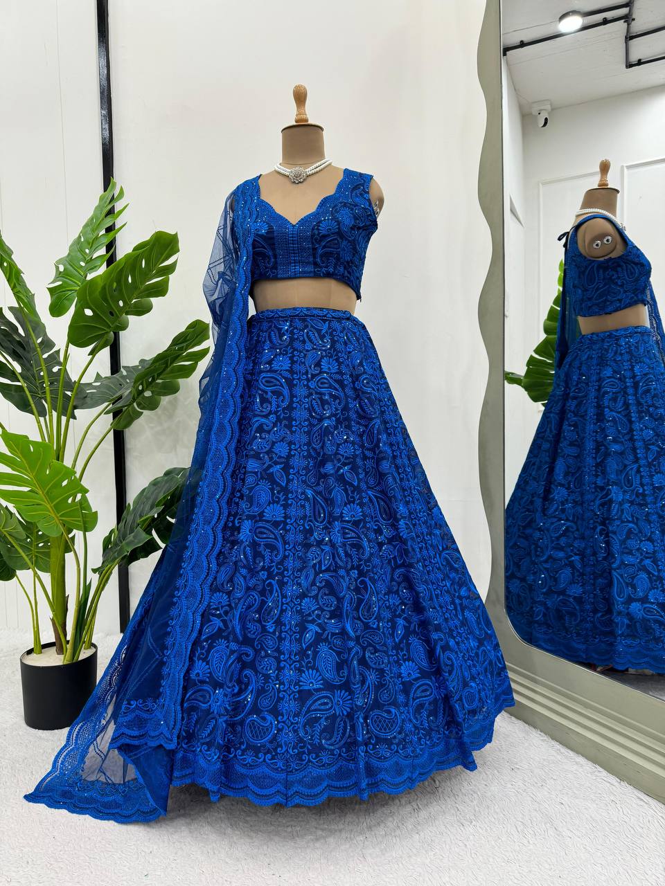 aux Georgette for a refined and luxurious appearance Lehenga Choli QRC-280