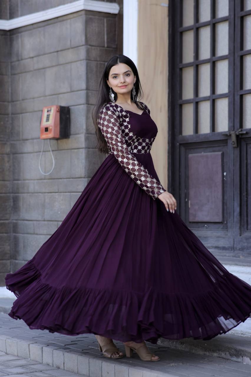 PREMIUM READYMADE DESIGNER GOWN COLLECTIONS LF-9144